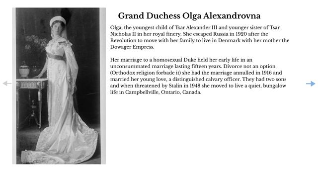 Slide 33: Grand Duchess Olga Alexandrovna