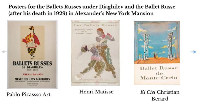 Slide 58: Posters for the Ballets Russes under Diaghilev and the Ballet Russe