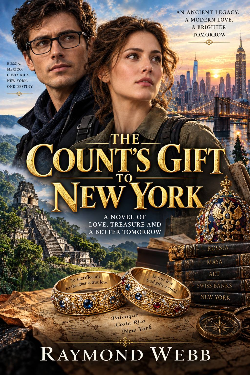 Cover of The Russian Count's Gift to New York, book 2 of the Gift trilogy