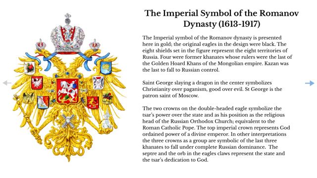 Slide 6: The Imperial Symbol of the Romanov