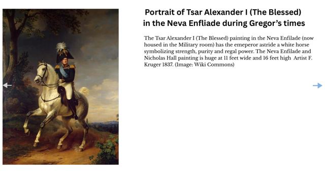 Slide 9: Portrait of Tsar Alexander I (The Blessed)