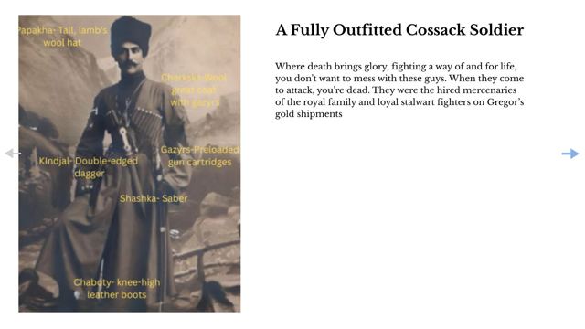 Slide 48: A Fully Outfitted Cossack Soldier