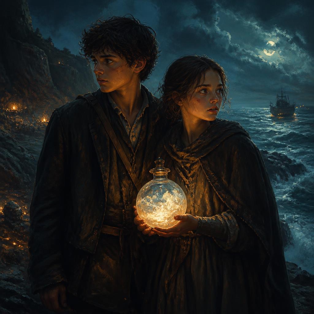 Cover art for Salt and Cinder